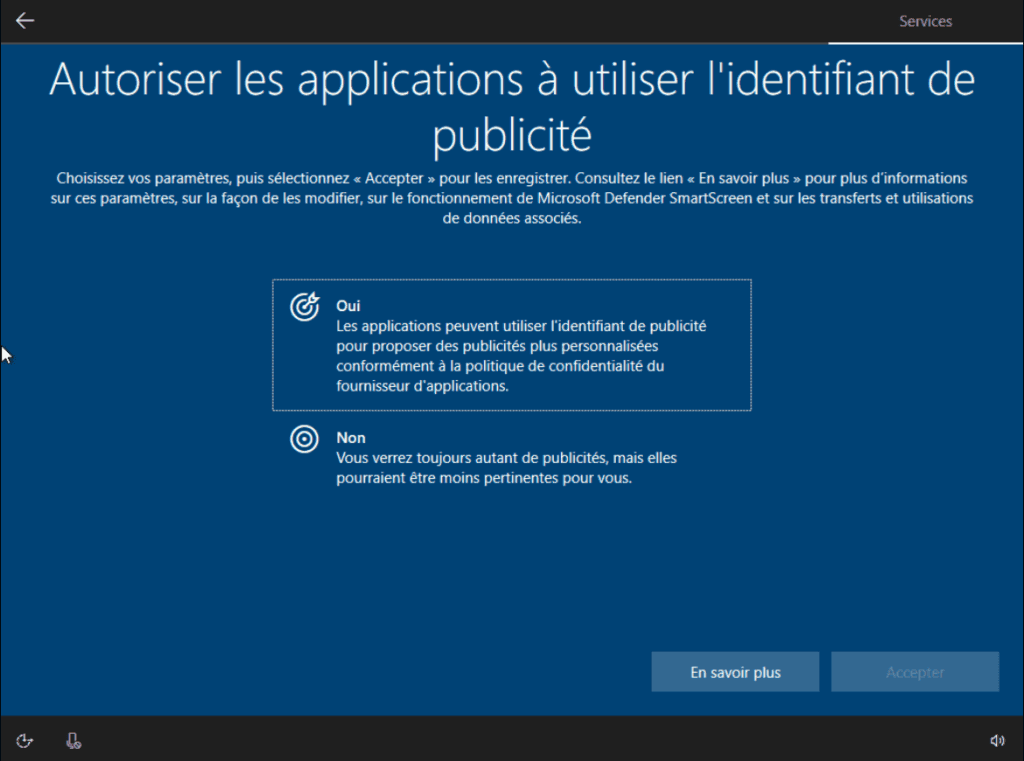 ID de publicidad de Windows 10