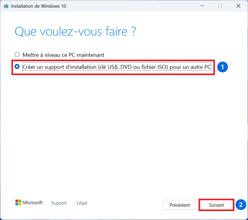 crear medios de instalación de Windows 10 para otro PC