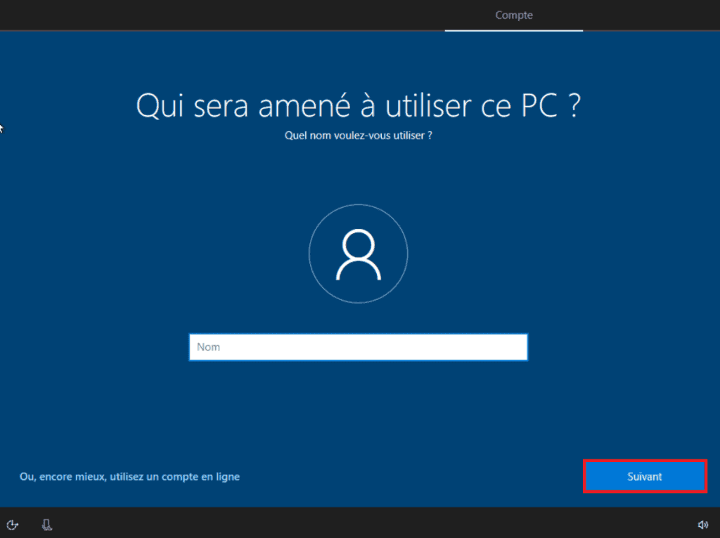 introducir nombre de usuario sesión windows 10