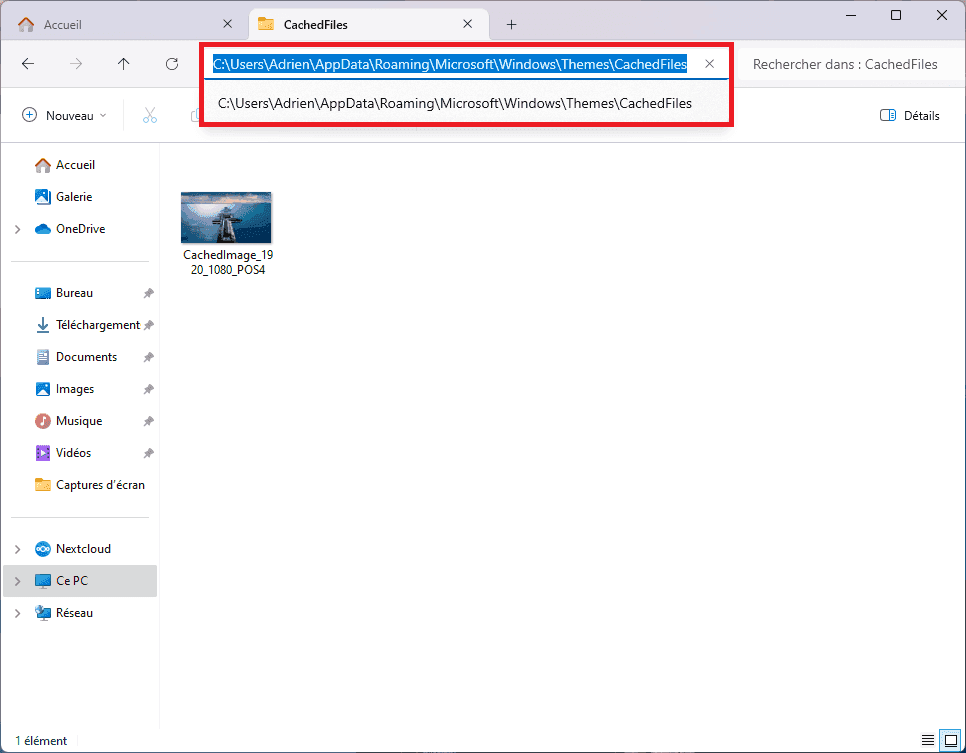 Guardar fondo de pantalla actual Windows 11