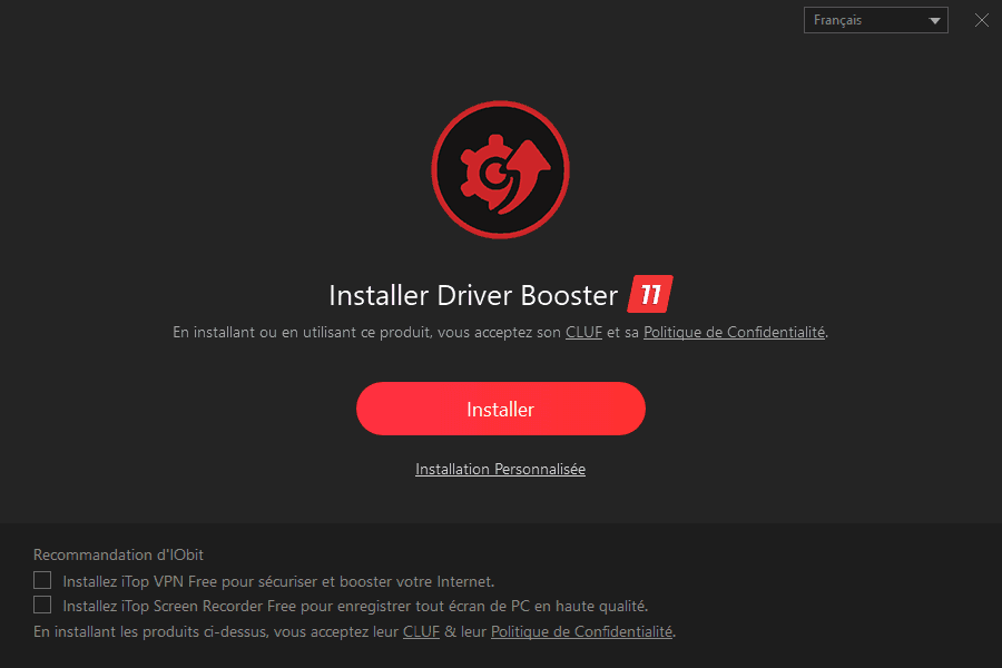 installation driver booster pro 11