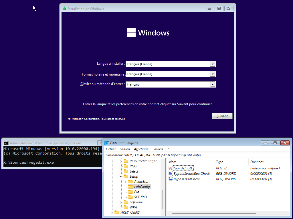 instalación de windows 11 por un informático