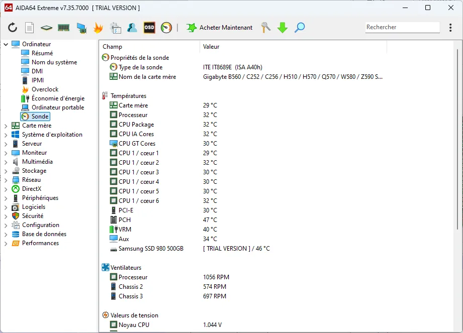 AIDA64: diagnóstico y monitoreo completo para PC