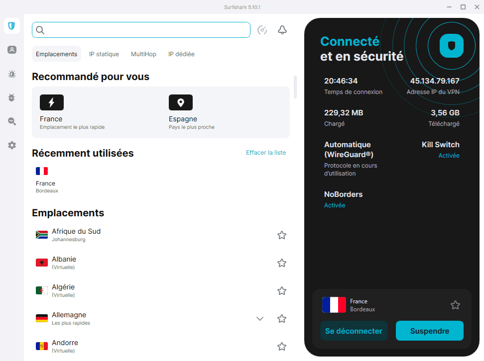 Surfshark, the best VPN 2025