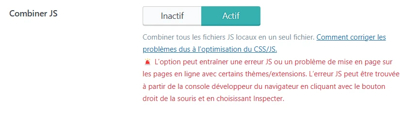 Combiner les fichiers JS
