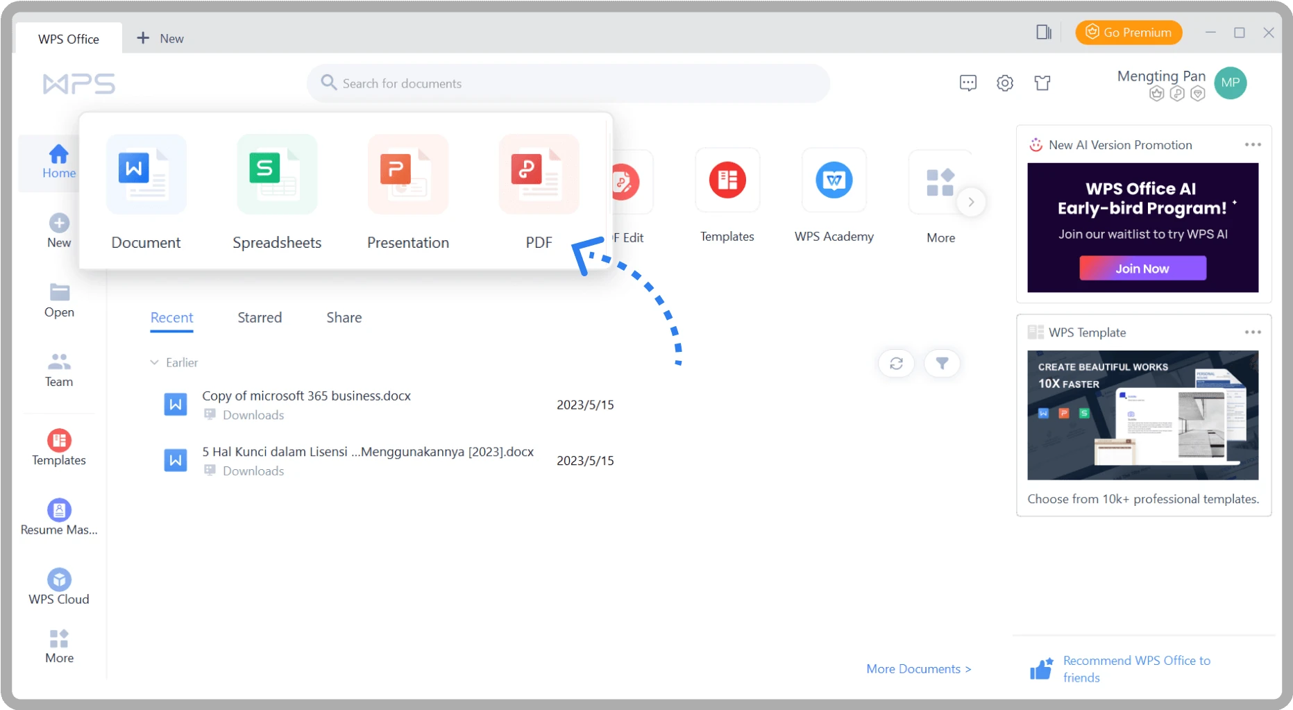 WPS Office: una alternativa con una interfaz similar a Microsoft Office