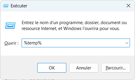 Eliminar los archivos temporales almacenados en la carpeta AppData/Temp de Windows