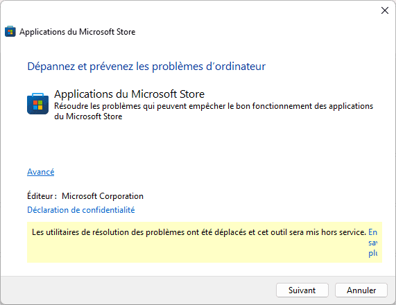 Microsoft Store para abrir Solución de problemas