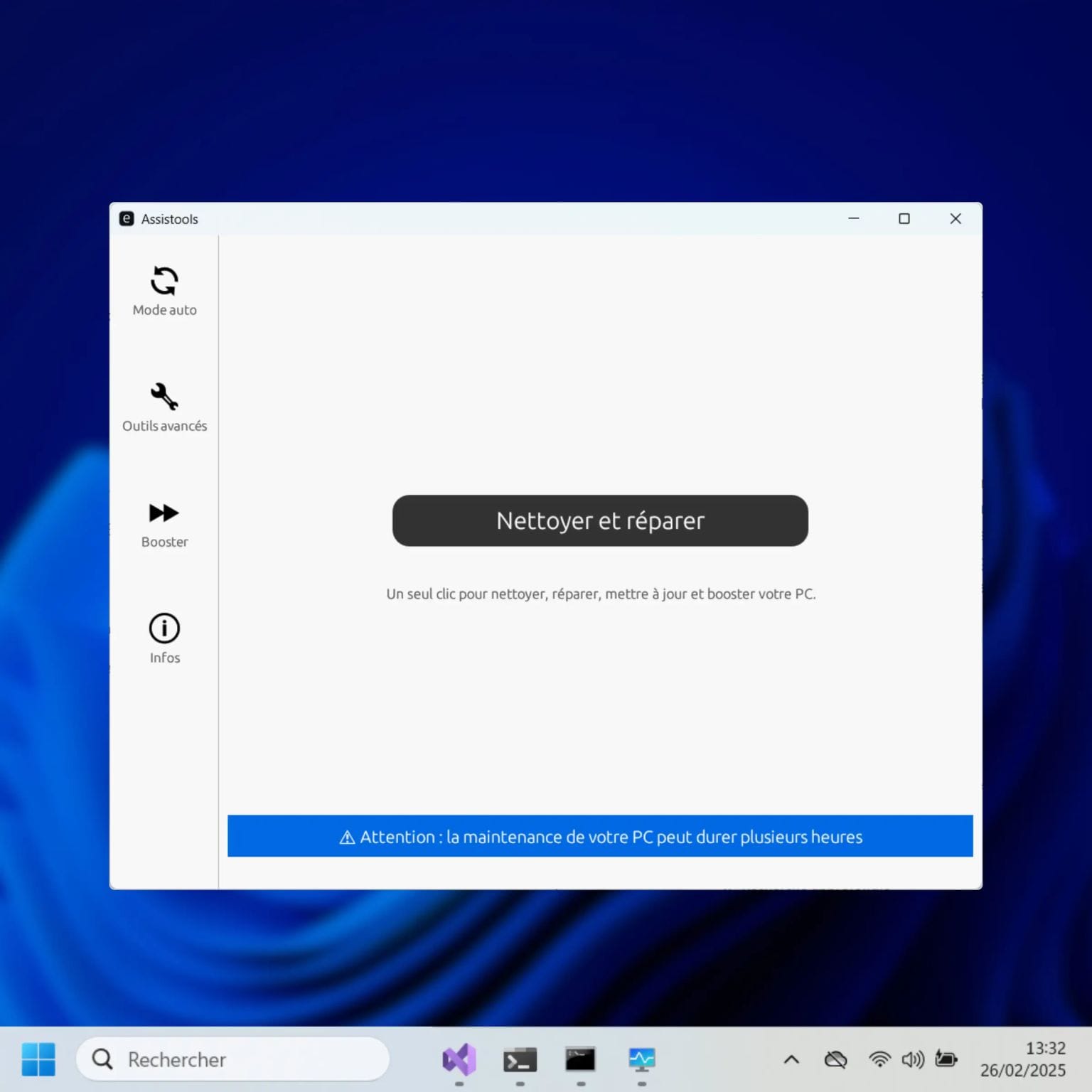 Assistools: software gratuito de mantenimiento de Windows en un clic