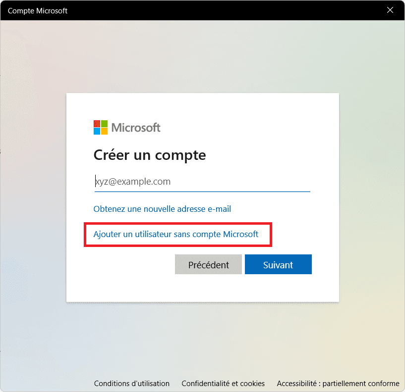 Añadir un usuario sin cuenta de Microsoft
