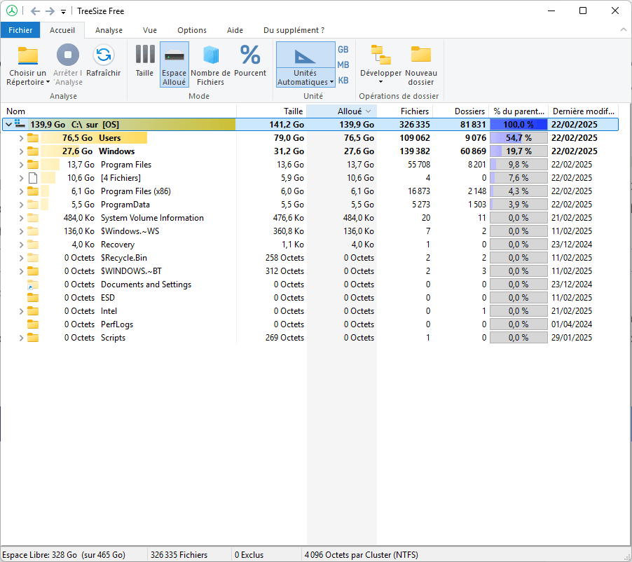 TreeSize Identifica rápidamente los archivos que están sobrecargando tu disco