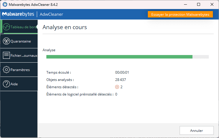 AdwCleaner: software gratuito de eliminación de adware