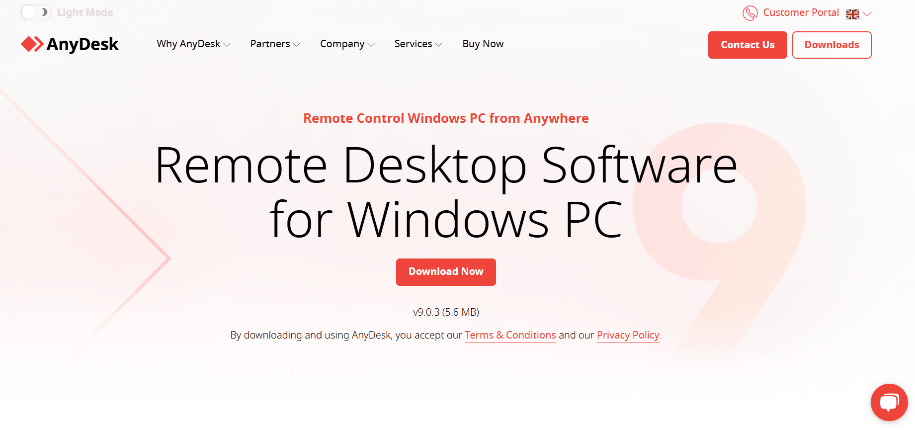 Download AnyDesk from the official website