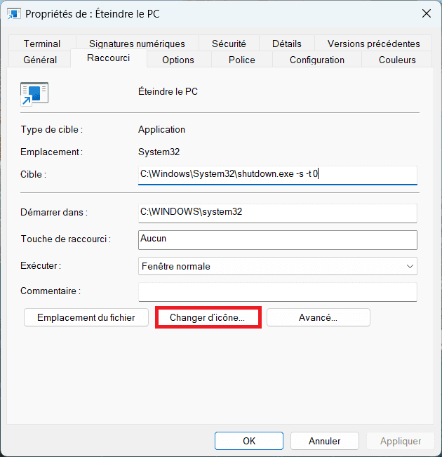 Cambiar el icono de un acceso directo en el escritorio