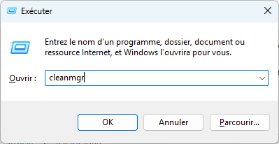 Ventana Ejecutar en Windows 11