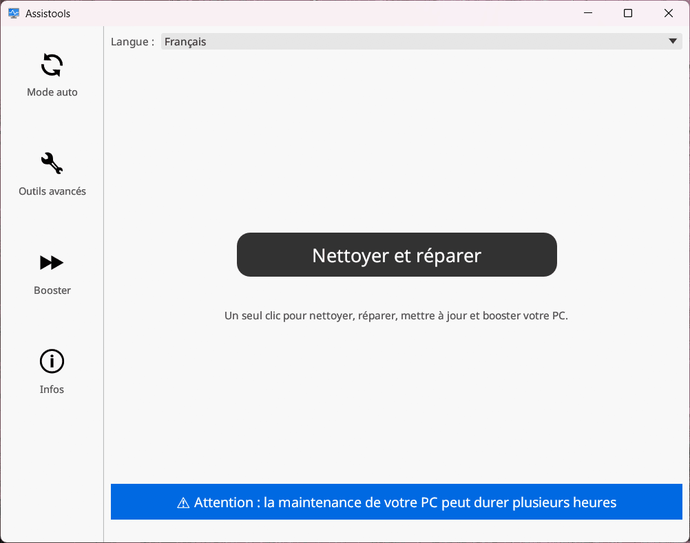 utilitaire pour réparer windows facilement