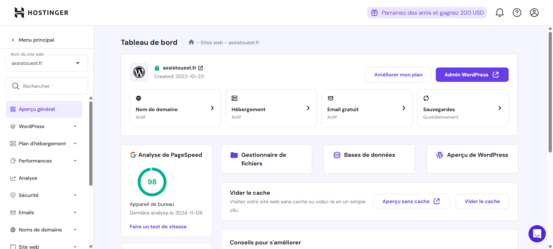 Hostinger Le meilleur hébergement web pour créer votre site