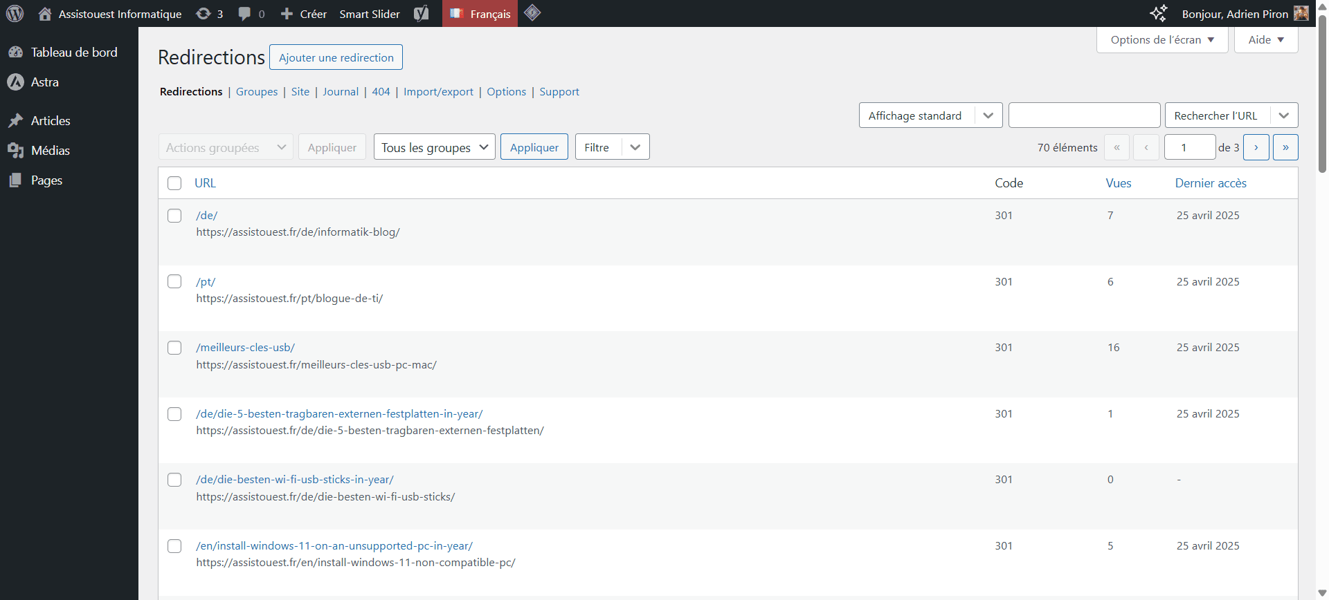 Redirection : le plugin pour gérer vos redirections 301 et 302 sur WordPress