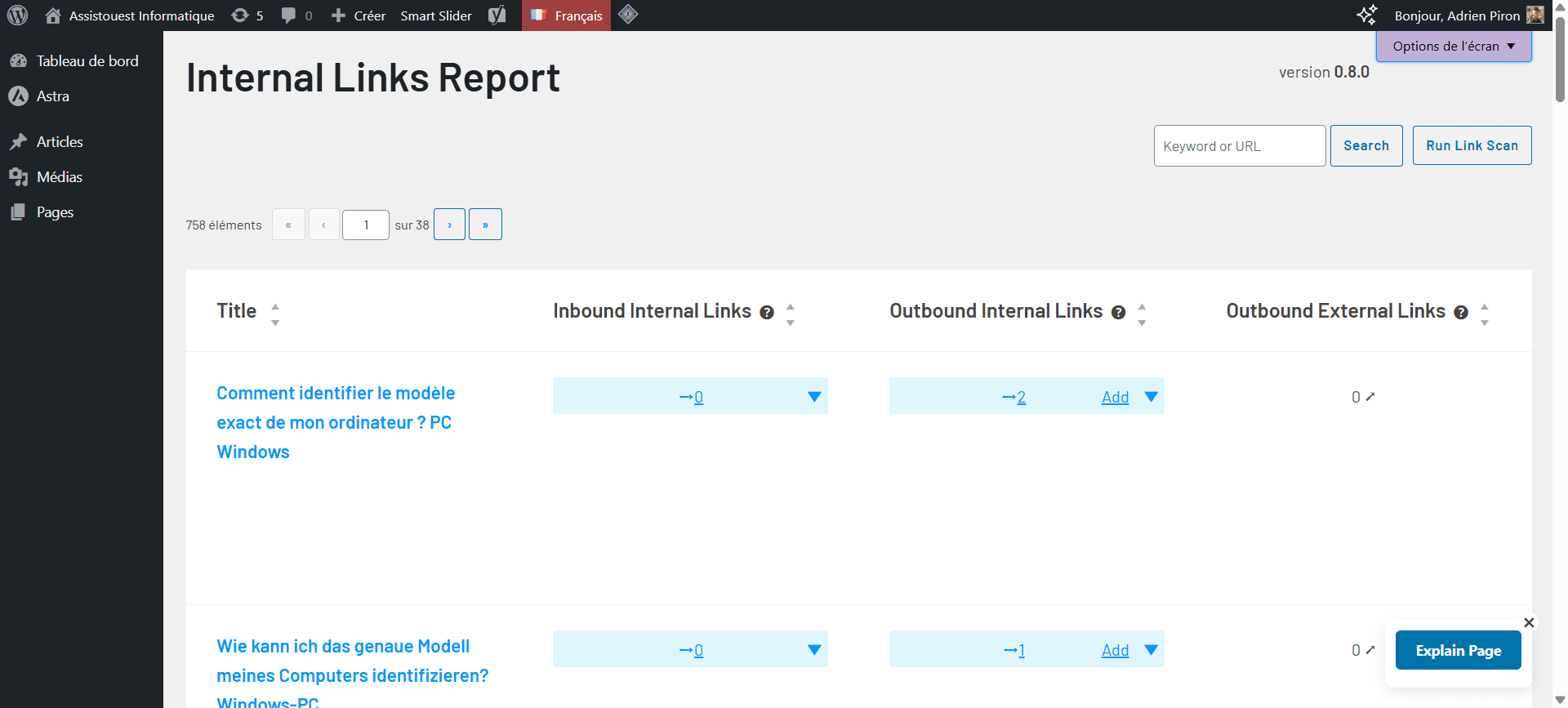 Link Whisper le plugin WordPress qui suggère vos liens internes