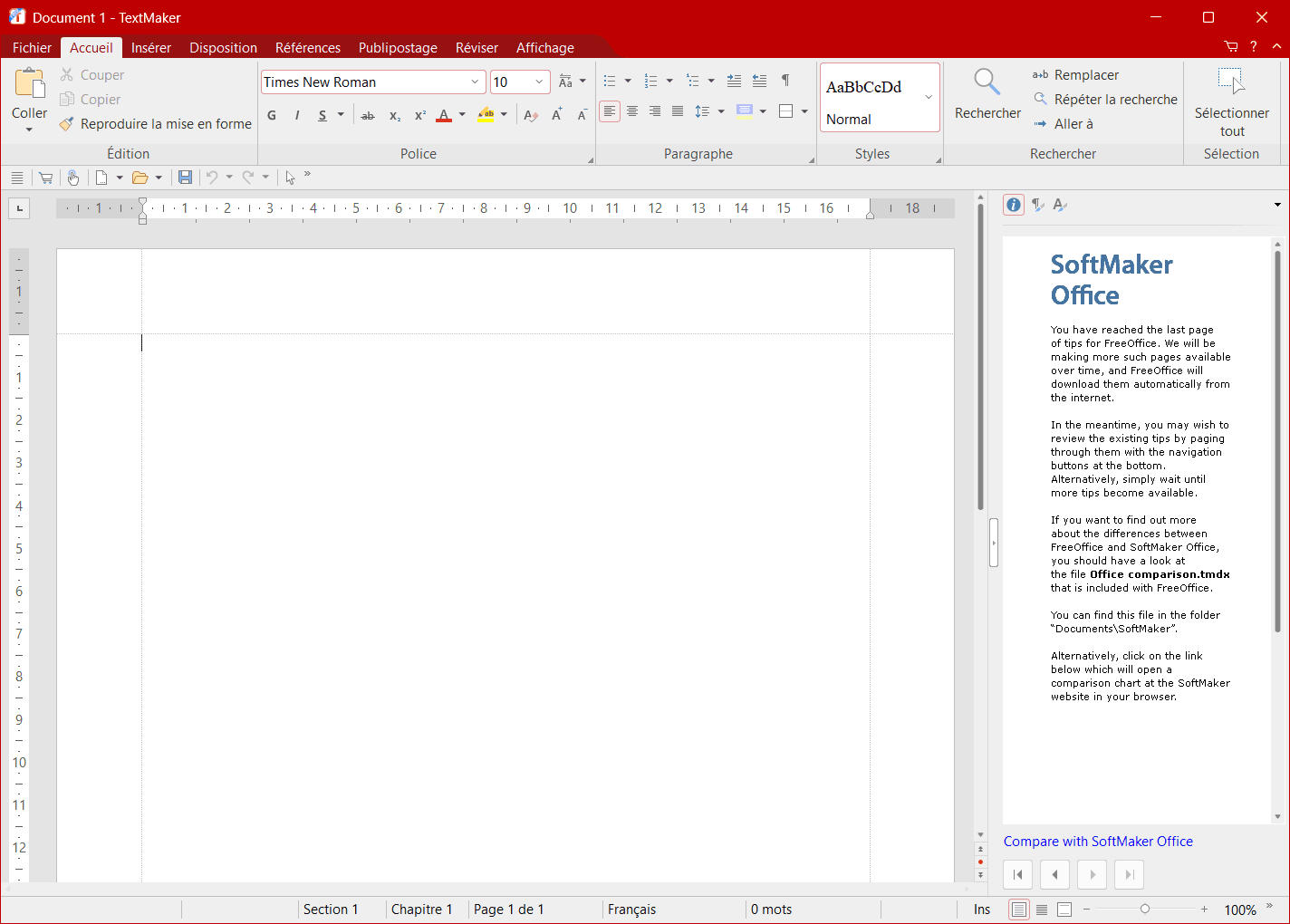 FreeOffice : une alternative légère à Word, Excel et PowerPoint