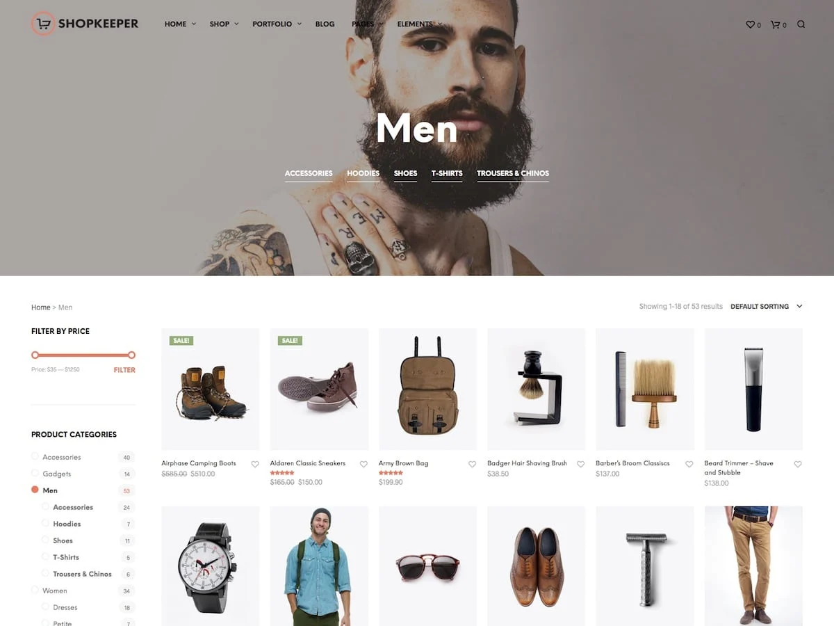Shopkeeper : un thème WooCommerce élégant pour vendre en ligne rapidement